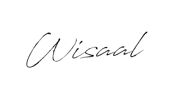 Make a beautiful signature design for name Wisaal. With this signature (Antro_Vectra) style, you can create a handwritten signature for free. Wisaal signature style 6 images and pictures png