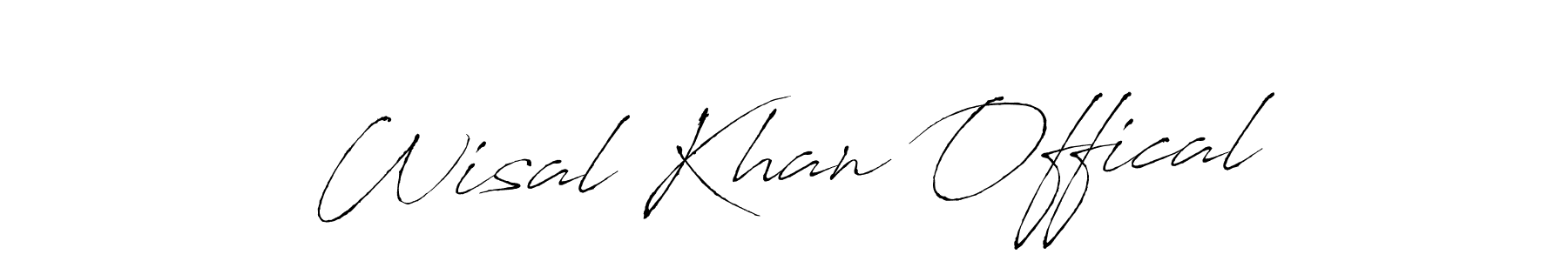 if you are searching for the best signature style for your name Wisal Khan Offical. so please give up your signature search. here we have designed multiple signature styles  using Antro_Vectra. Wisal Khan Offical signature style 6 images and pictures png
