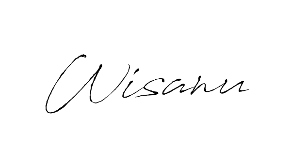 if you are searching for the best signature style for your name Wisanu. so please give up your signature search. here we have designed multiple signature styles  using Antro_Vectra. Wisanu signature style 6 images and pictures png