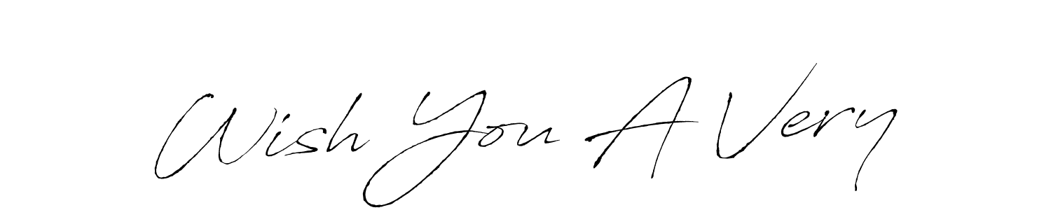 It looks lik you need a new signature style for name Wish You A Very. Design unique handwritten (Antro_Vectra) signature with our free signature maker in just a few clicks. Wish You A Very signature style 6 images and pictures png