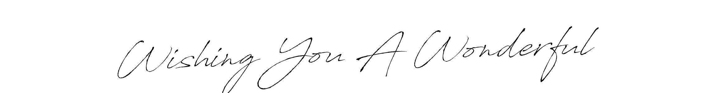 Make a beautiful signature design for name Wishing You A Wonderful. Use this online signature maker to create a handwritten signature for free. Wishing You A Wonderful signature style 6 images and pictures png