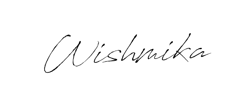 The best way (Antro_Vectra) to make a short signature is to pick only two or three words in your name. The name Wishmika include a total of six letters. For converting this name. Wishmika signature style 6 images and pictures png