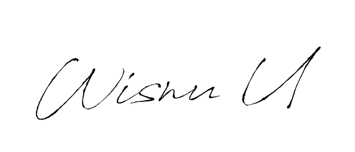 It looks lik you need a new signature style for name Wisnu U. Design unique handwritten (Antro_Vectra) signature with our free signature maker in just a few clicks. Wisnu U signature style 6 images and pictures png