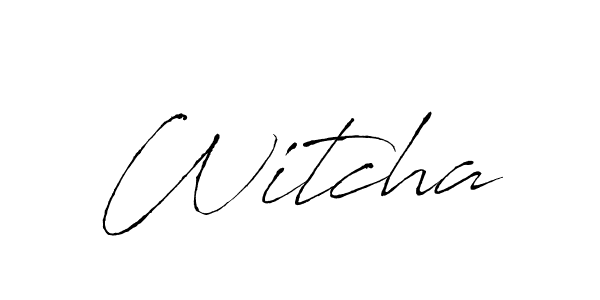 Create a beautiful signature design for name Witcha. With this signature (Antro_Vectra) fonts, you can make a handwritten signature for free. Witcha signature style 6 images and pictures png