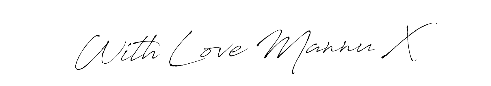 See photos of With Love Mannu X official signature by Spectra . Check more albums & portfolios. Read reviews & check more about Antro_Vectra font. With Love Mannu X signature style 6 images and pictures png