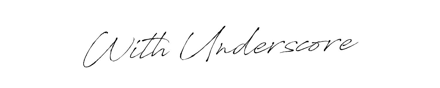 Make a beautiful signature design for name With Underscore. Use this online signature maker to create a handwritten signature for free. With Underscore signature style 6 images and pictures png