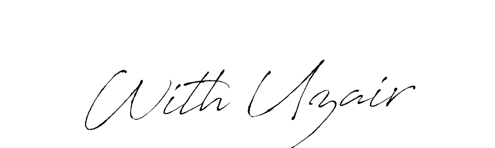 Also You can easily find your signature by using the search form. We will create With Uzair name handwritten signature images for you free of cost using Antro_Vectra sign style. With Uzair signature style 6 images and pictures png
