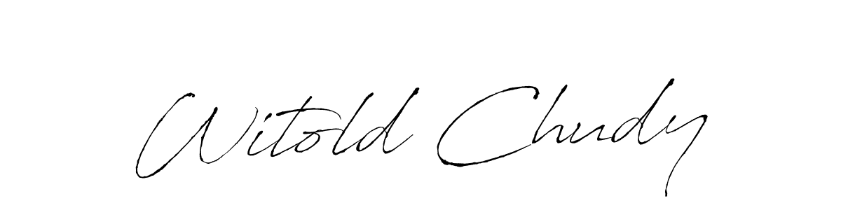 How to make Witold Chudy signature? Antro_Vectra is a professional autograph style. Create handwritten signature for Witold Chudy name. Witold Chudy signature style 6 images and pictures png