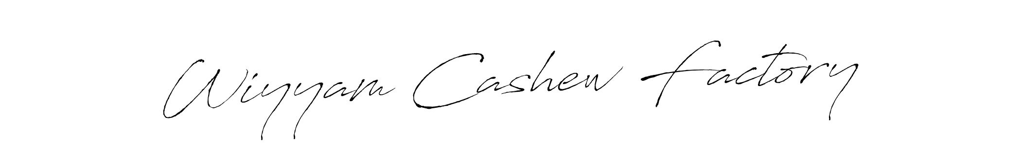 How to make Wiyyam Cashew Factory signature? Antro_Vectra is a professional autograph style. Create handwritten signature for Wiyyam Cashew Factory name. Wiyyam Cashew Factory signature style 6 images and pictures png