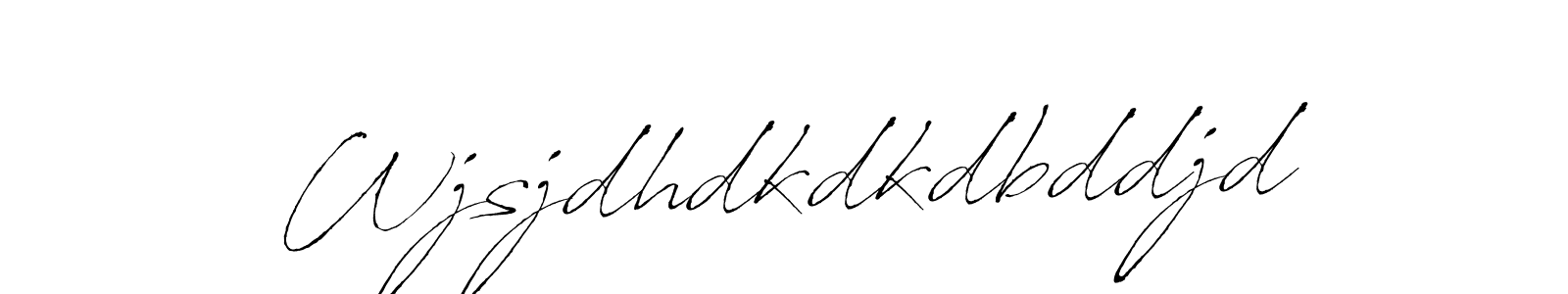 Make a beautiful signature design for name Wjsjdhdkdkdbddjd. Use this online signature maker to create a handwritten signature for free. Wjsjdhdkdkdbddjd signature style 6 images and pictures png