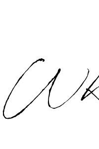 if you are searching for the best signature style for your name Wk. so please give up your signature search. here we have designed multiple signature styles  using Antro_Vectra. Wk signature style 6 images and pictures png