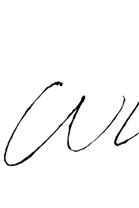 Design your own signature with our free online signature maker. With this signature software, you can create a handwritten (Antro_Vectra) signature for name Wl. Wl signature style 6 images and pictures png