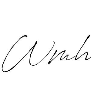 Once you've used our free online signature maker to create your best signature Antro_Vectra style, it's time to enjoy all of the benefits that Wmh name signing documents. Wmh signature style 6 images and pictures png