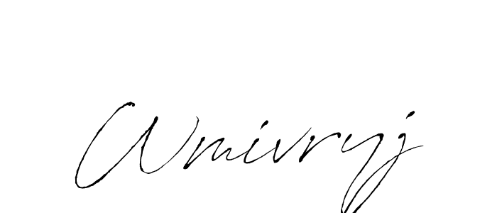 How to make Wmivryj signature? Antro_Vectra is a professional autograph style. Create handwritten signature for Wmivryj name. Wmivryj signature style 6 images and pictures png