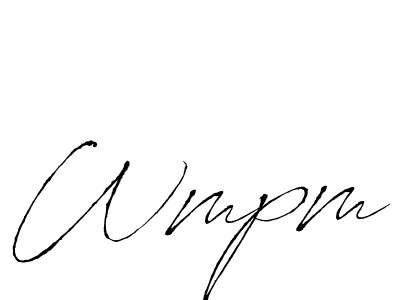 Wmpm stylish signature style. Best Handwritten Sign (Antro_Vectra) for my name. Handwritten Signature Collection Ideas for my name Wmpm. Wmpm signature style 6 images and pictures png