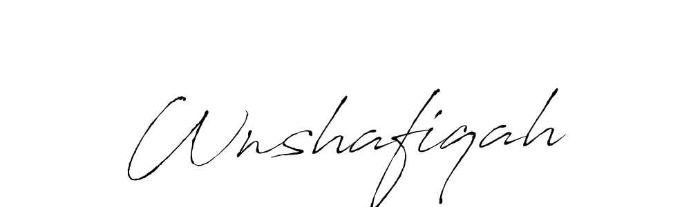 This is the best signature style for the Wnshafiqah name. Also you like these signature font (Antro_Vectra). Mix name signature. Wnshafiqah signature style 6 images and pictures png