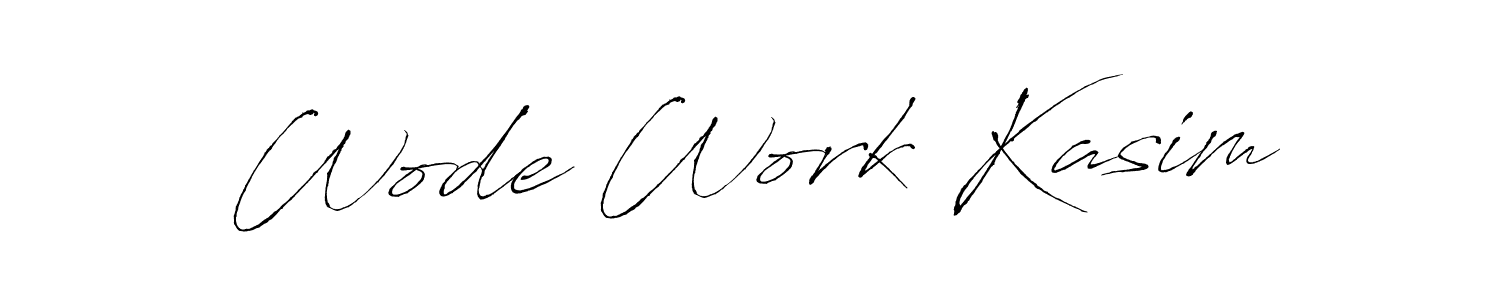 It looks lik you need a new signature style for name Wode Work Kasim. Design unique handwritten (Antro_Vectra) signature with our free signature maker in just a few clicks. Wode Work Kasim signature style 6 images and pictures png