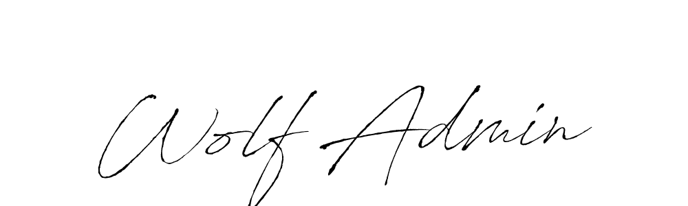Wolf Admin stylish signature style. Best Handwritten Sign (Antro_Vectra) for my name. Handwritten Signature Collection Ideas for my name Wolf Admin. Wolf Admin signature style 6 images and pictures png