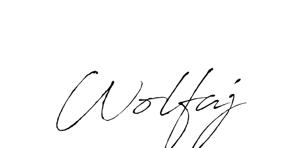 Also we have Wolfaj name is the best signature style. Create professional handwritten signature collection using Antro_Vectra autograph style. Wolfaj signature style 6 images and pictures png