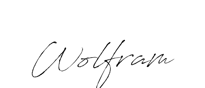 Create a beautiful signature design for name Wolfram. With this signature (Antro_Vectra) fonts, you can make a handwritten signature for free. Wolfram signature style 6 images and pictures png