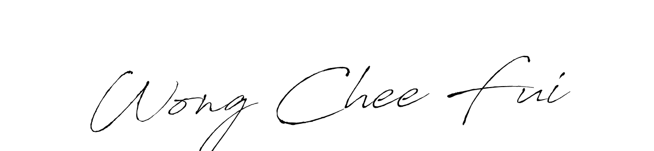 Make a beautiful signature design for name Wong Chee Fui. Use this online signature maker to create a handwritten signature for free. Wong Chee Fui signature style 6 images and pictures png