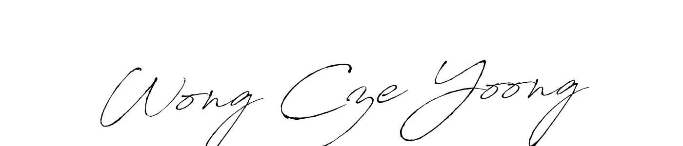 It looks lik you need a new signature style for name Wong Cze Yoong. Design unique handwritten (Antro_Vectra) signature with our free signature maker in just a few clicks. Wong Cze Yoong signature style 6 images and pictures png