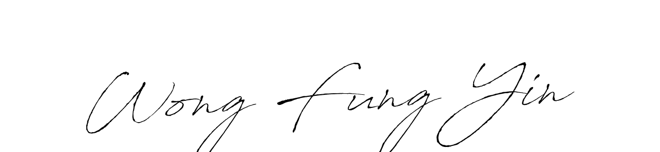 Make a beautiful signature design for name Wong Fung Yin. Use this online signature maker to create a handwritten signature for free. Wong Fung Yin signature style 6 images and pictures png
