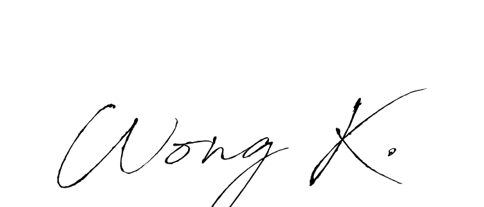 Also You can easily find your signature by using the search form. We will create Wong K. name handwritten signature images for you free of cost using Antro_Vectra sign style. Wong K. signature style 6 images and pictures png