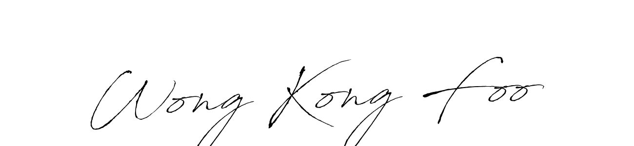 Make a beautiful signature design for name Wong Kong Foo. With this signature (Antro_Vectra) style, you can create a handwritten signature for free. Wong Kong Foo signature style 6 images and pictures png