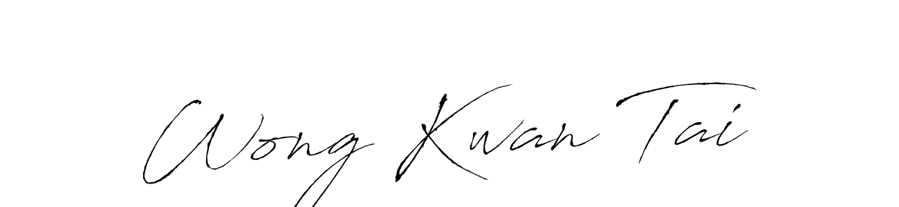 How to make Wong Kwan Tai name signature. Use Antro_Vectra style for creating short signs online. This is the latest handwritten sign. Wong Kwan Tai signature style 6 images and pictures png