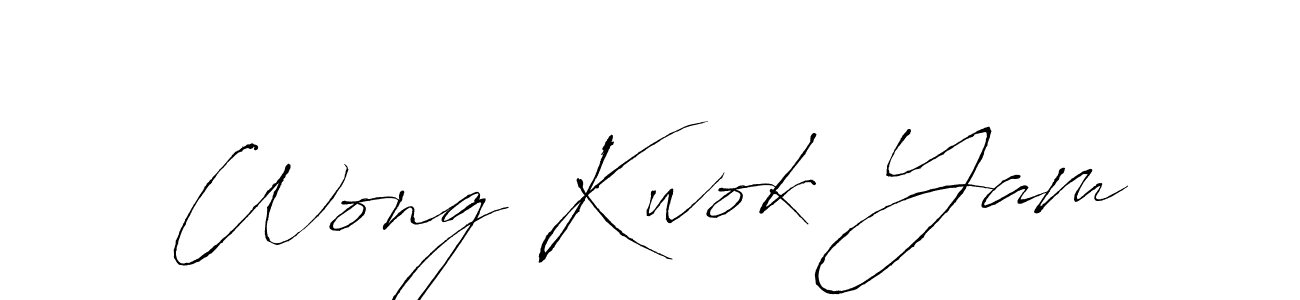 The best way (Antro_Vectra) to make a short signature is to pick only two or three words in your name. The name Wong Kwok Yam include a total of six letters. For converting this name. Wong Kwok Yam signature style 6 images and pictures png