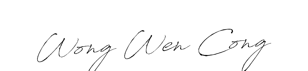 You should practise on your own different ways (Antro_Vectra) to write your name (Wong Wen Cong) in signature. don't let someone else do it for you. Wong Wen Cong signature style 6 images and pictures png