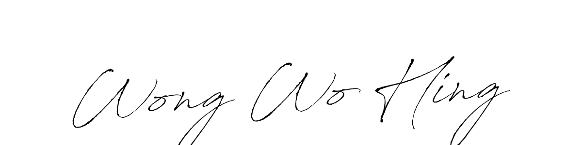 Use a signature maker to create a handwritten signature online. With this signature software, you can design (Antro_Vectra) your own signature for name Wong Wo Hing. Wong Wo Hing signature style 6 images and pictures png