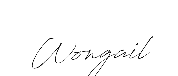 Make a beautiful signature design for name Wongail. Use this online signature maker to create a handwritten signature for free. Wongail signature style 6 images and pictures png