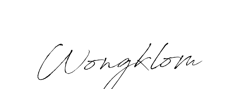 Make a beautiful signature design for name Wongklom. Use this online signature maker to create a handwritten signature for free. Wongklom signature style 6 images and pictures png