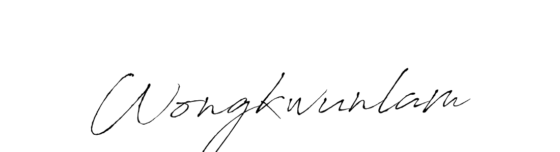 Wongkwunlam stylish signature style. Best Handwritten Sign (Antro_Vectra) for my name. Handwritten Signature Collection Ideas for my name Wongkwunlam. Wongkwunlam signature style 6 images and pictures png