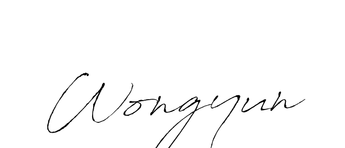 How to Draw Wongyun signature style? Antro_Vectra is a latest design signature styles for name Wongyun. Wongyun signature style 6 images and pictures png