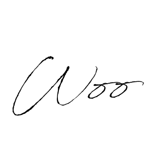 if you are searching for the best signature style for your name Woo. so please give up your signature search. here we have designed multiple signature styles  using Antro_Vectra. Woo signature style 6 images and pictures png