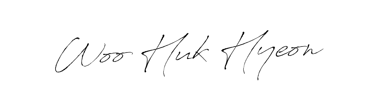 Make a beautiful signature design for name Woo Huk Hyeon. Use this online signature maker to create a handwritten signature for free. Woo Huk Hyeon signature style 6 images and pictures png