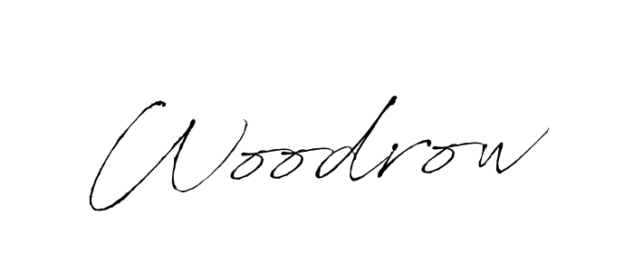 How to make Woodrow signature? Antro_Vectra is a professional autograph style. Create handwritten signature for Woodrow name. Woodrow signature style 6 images and pictures png