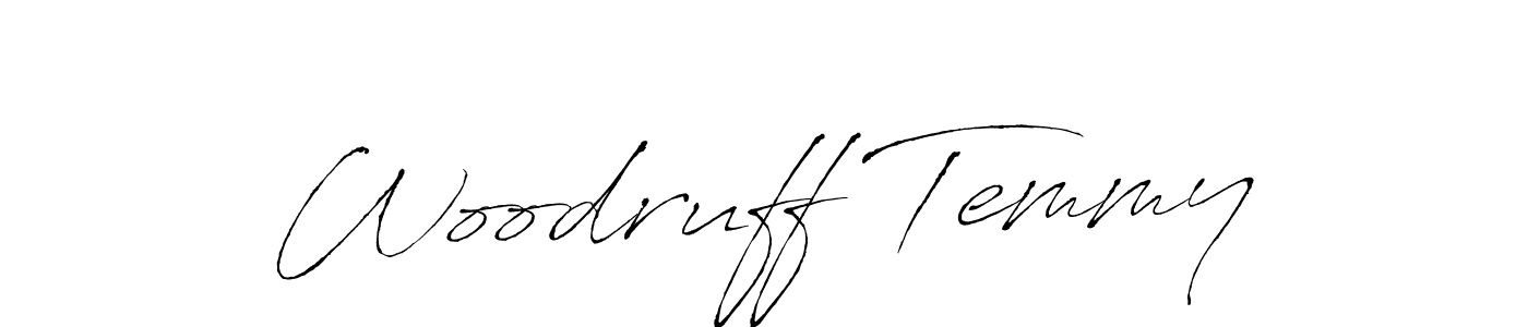 Also we have Woodruff Temmy name is the best signature style. Create professional handwritten signature collection using Antro_Vectra autograph style. Woodruff Temmy signature style 6 images and pictures png