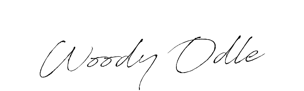 How to make Woody Odle name signature. Use Antro_Vectra style for creating short signs online. This is the latest handwritten sign. Woody Odle signature style 6 images and pictures png