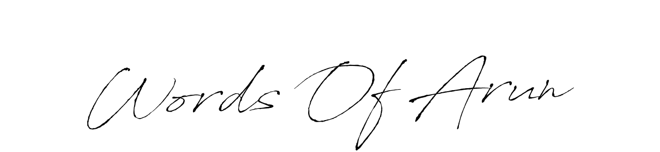 Here are the top 10 professional signature styles for the name Words Of Arun. These are the best autograph styles you can use for your name. Words Of Arun signature style 6 images and pictures png