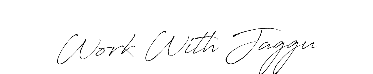 This is the best signature style for the Work With Jaggu name. Also you like these signature font (Antro_Vectra). Mix name signature. Work With Jaggu signature style 6 images and pictures png