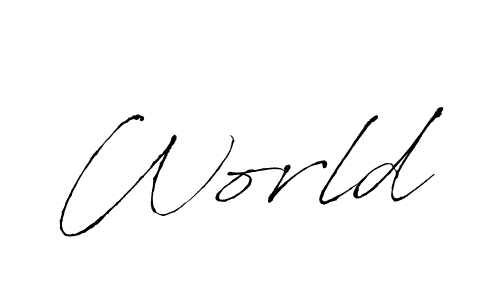 Also we have World name is the best signature style. Create professional handwritten signature collection using Antro_Vectra autograph style. World signature style 6 images and pictures png