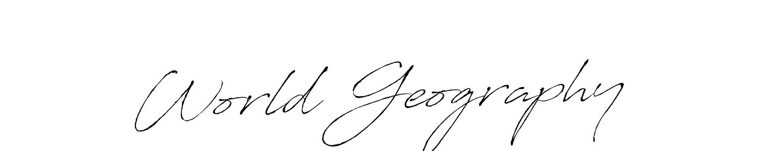 if you are searching for the best signature style for your name World Geography. so please give up your signature search. here we have designed multiple signature styles  using Antro_Vectra. World Geography signature style 6 images and pictures png