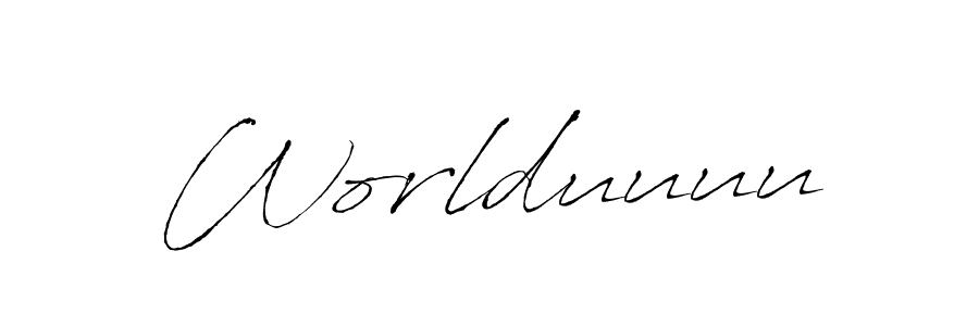 if you are searching for the best signature style for your name Worlduuuu. so please give up your signature search. here we have designed multiple signature styles  using Antro_Vectra. Worlduuuu signature style 6 images and pictures png