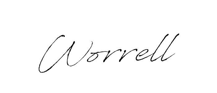 You should practise on your own different ways (Antro_Vectra) to write your name (Worrell) in signature. don't let someone else do it for you. Worrell signature style 6 images and pictures png