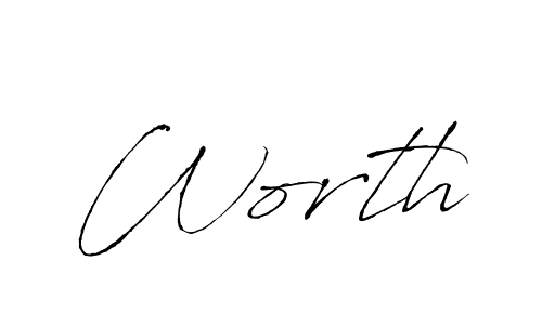 See photos of Worth official signature by Spectra . Check more albums & portfolios. Read reviews & check more about Antro_Vectra font. Worth signature style 6 images and pictures png