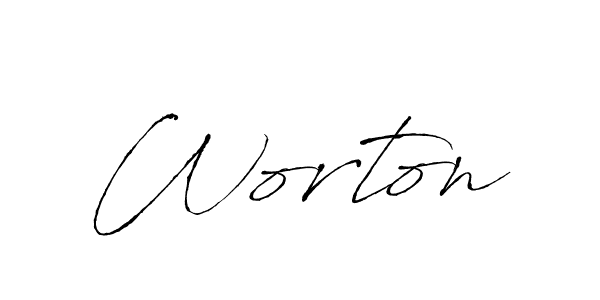 How to make Worton signature? Antro_Vectra is a professional autograph style. Create handwritten signature for Worton name. Worton signature style 6 images and pictures png